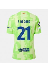 Barcelona Frenkie de Jong #21 Voetbaltruitje 3e tenue 2024-25 Korte Mouw